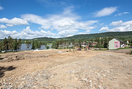 Olympijský park Rio Lipno ped zahájením stavby.