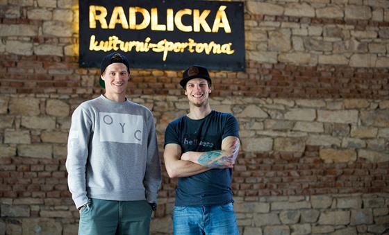 Jakub Zajíc a Luká árský, zakladatelé Radlické kulturní sportovny