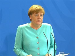 Angela Merkelová reaguje na výsledky britského referenda o vystoupení z EU (24....