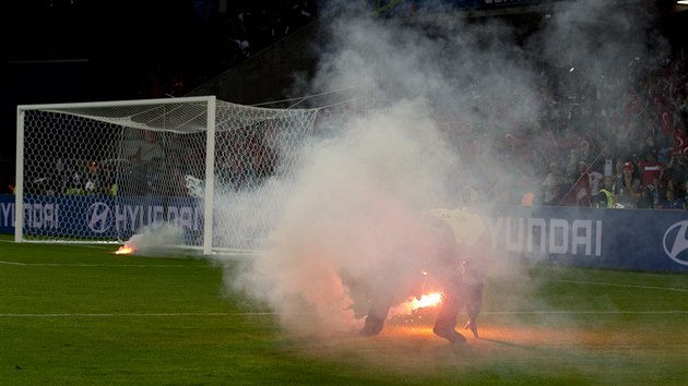 Pyrotechnika po druhm glu Turecka