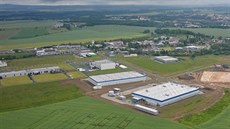 Nová hala čínské firmy BWI v chebské průmyslové zóně. Nová hala čínské firmy BWI v chebské průmyslové zóně.