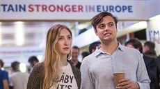 Zastánci setrvání Británie v EU (24. ervna 2016)
