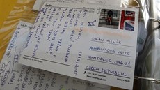 Recesisté posílají Hliníkovi do Humpolce pohledy a dopisy. Recesisté posílají Hliníkovi do Humpolce pohledy a dopisy.