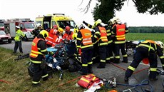 Krom sráky v Brn zasahovali hasii v pondlí u nkolika dalích nehod....