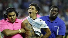 Fanouek Argentiny vbhl na hit v semifinálovém zápase Copy América proti...