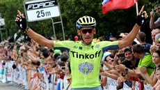 NOVÝ ŠAMPION. Roman Kreuziger projíždí cílem republikového šampionátu České a... NOVÝ ŠAMPION. Roman Kreuziger projíždí cílem republikového šampionátu České a...