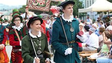 V jihlavském havířském průvodu se letos poprvé sešli Češi s Němci. V jihlavském havířském průvodu se letos poprvé sešli Češi s Němci.