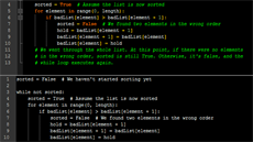 Ukázka kódu v jazyce Python se zvýraznním syntaxe (nahoe) a bez zvýraznní....