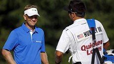 Billy Hurley III. a jeho caddie na turnaji Quicken Loans National Billy Hurley III. a jeho caddie na turnaji Quicken Loans National
