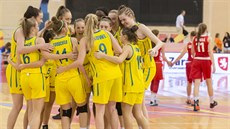 Australské basketbalistky se radují z postupu do semifinále mistrovství světa... Australské basketbalistky se radují z postupu do semifinále mistrovství světa...