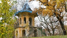 Čínský pavilon. Dnes je z této kdysi monumentální stavby jen smutné torzo. Čínský pavilon. Dnes je z této kdysi monumentální stavby jen smutné torzo.