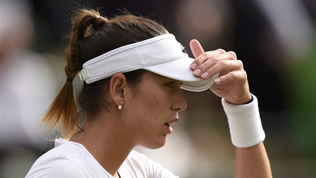 panlsk tenistka Garbie Muguruzaov se dv nepjemn pravd do o - ve Wimbledonu vypadla ve 2. kole.
