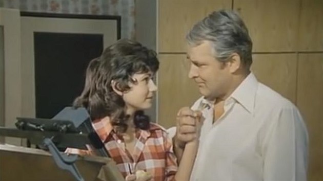 Ivana Andrlov a Vladimr Brabec v serilu 30 ppad majora Zemana (1979)