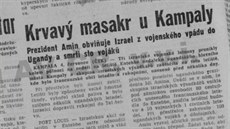Jak o útoku v Entebbe psalo Rudé právo 5. července 1976 Jak o útoku v Entebbe psalo Rudé právo 5. července 1976