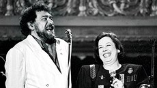 Yvonne Penosilová na koncert Waldemara Matuky v praské Lucern (1990)