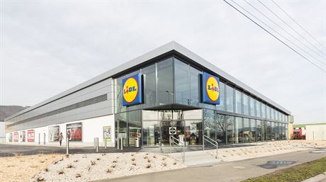 Pohled do nového typu prodejny etzce Lidl