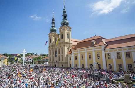 Velehradské oslavy píchodu slovanských vrozvst Cyrila a Metodje na Velkou...