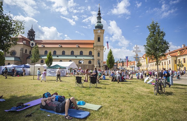 Velehradské oslavy píchodu slovanských vrozvst Cyrila a Metodje na Velkou...