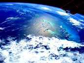 Pohled na planetu Zemi ze stanice ISS Pohled na planetu Zemi ze stanice ISS