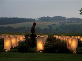 Ceremonie k 100. vro bitvy na Somm v pamtnku Thiepval na severu Francie...