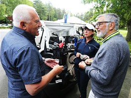 Na stedením golfu se objevil i bývalý prezident R Václav Klaus... (6....