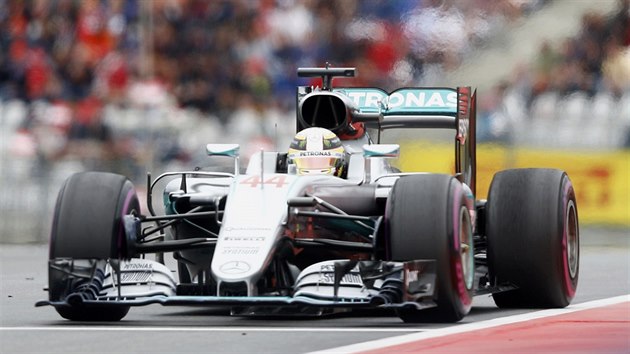 Lewis Hamilton pi Velk cen Rakouska