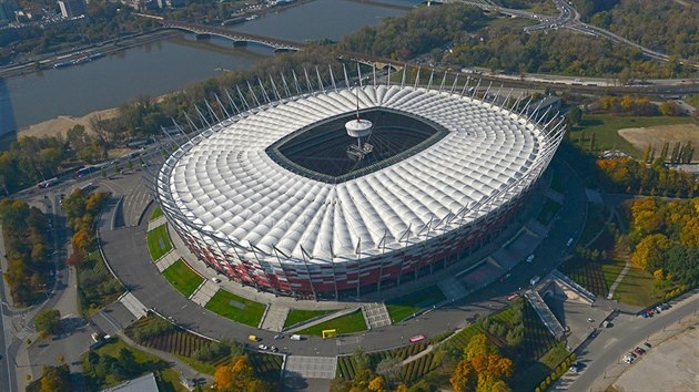 Národní stadion ve Varšavě - dějiště summitu Severoatlantické aliance