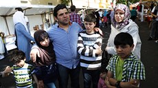 Ahmad abu ije nyní s rodinou v Nmecku, kam utekli ze Sýrie. (5. ervence...