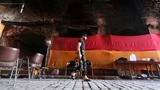 Bojovník povstalecké frakce al-Džabhá al-Šamíja (Levantská fronta) v historické... Bojovník povstalecké frakce al-Džabhá al-Šamíja (Levantská fronta) v historické...