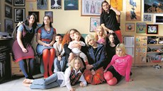 Rodina Dvorských v Ostende na snímku z roku 2009: zleva Josefie, Medea, Ignác,...