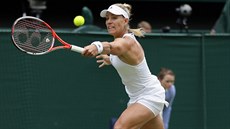 Nmecká tenistka Angelique Kerberová ve finále Wimbledonu.