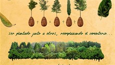 Firma Capsula Mundi projektuje lesní hbitovy.