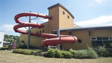 Krytý bazén ve Valašském Meziříčí. Krytý bazén ve Valašském Meziříčí.