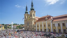 Velehradské oslavy píchodu slovanských vrozvst Cyrila a Metodje na Velkou...