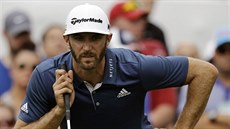 Dustin Johnson na turnaji v Akronu. Dustin Johnson na turnaji v Akronu.