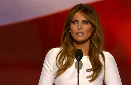 Melania Trumpová na sjezdu republikán