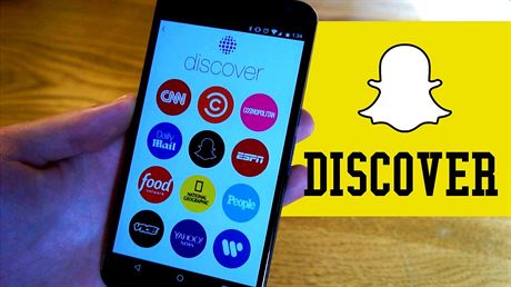 Rozcestník Discover v aplikaci Snapchat se stal terem aloby.
