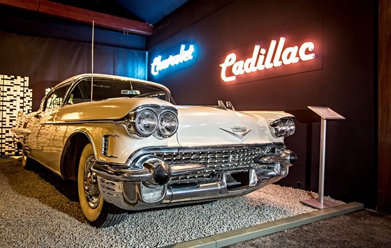 Cadillac 1958 v muzeu veterán v Nové Bystici