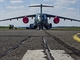 Nov vojensk letoun Embraer KC-390 na letiti Aera vodochody (16.7.2016).