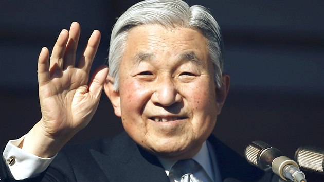 Japonsk csa Akihito na snmku z prosince 2014.