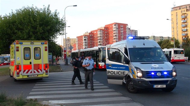 Pasar napadl idie praskho mstskho autobusu na sdliti Lhotka