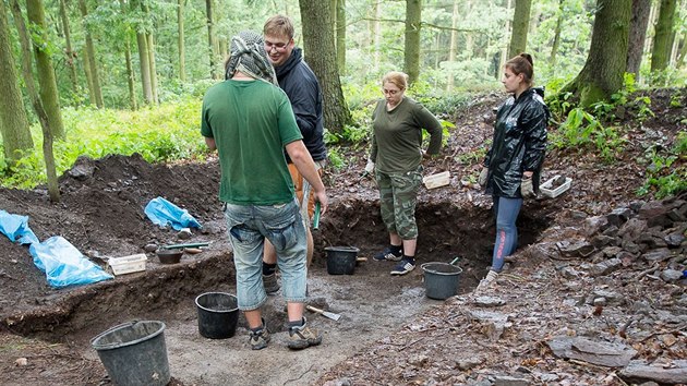 Archeologick przkum na naleziti Kn hora na Strakonicku.