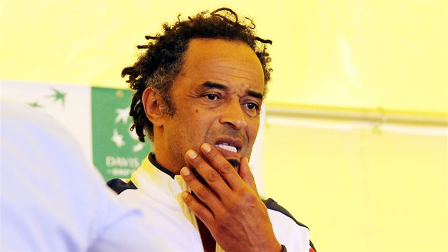 Nehrajc kapitn Francouz Yannick Noah po losu