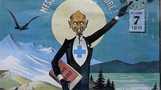Zákaz absintu ve výcarsku vyvolal boui nevole, kritizoval ho i tento plakát.