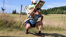 Zdeněk Pácha z Bašky u Frýdku-Místku s Michalem Koutným z Olomouce. (11.... Zdeněk Pácha z Bašky u Frýdku-Místku s Michalem Koutným z Olomouce. (11....