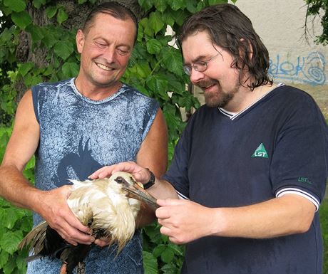 Záchrana mladého ápa bílého ve Kdyni na Domalicku (24. 7. 2016)