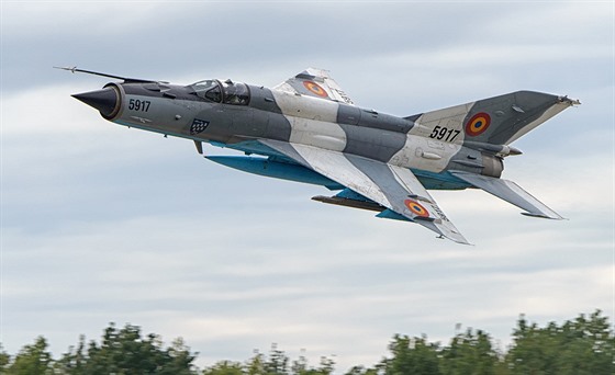 Letoun MiG-21 LanceR rumunských vzduných sil