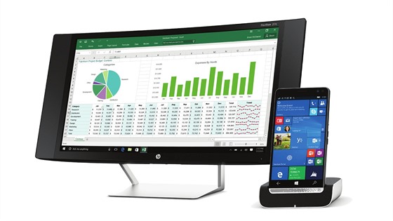 HP Elite x3 díky funkci Continuum ásten nahradí PC.