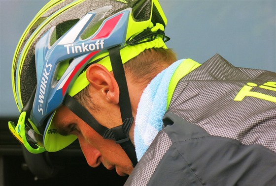 Vyerpaný a zklamaný Roman Kreuziger za cílem 19. etapy Tour de France