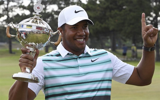 Jhonattan Vegas slaví triumf na Canadian Open.